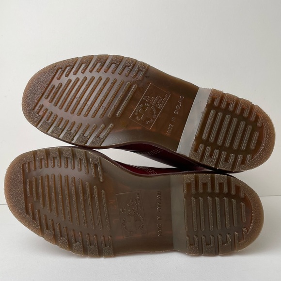 Dr. Martens Oxblood Red Quilon Leather 1460 England Lace Up Boots UK 6 - Picture 12 of 16